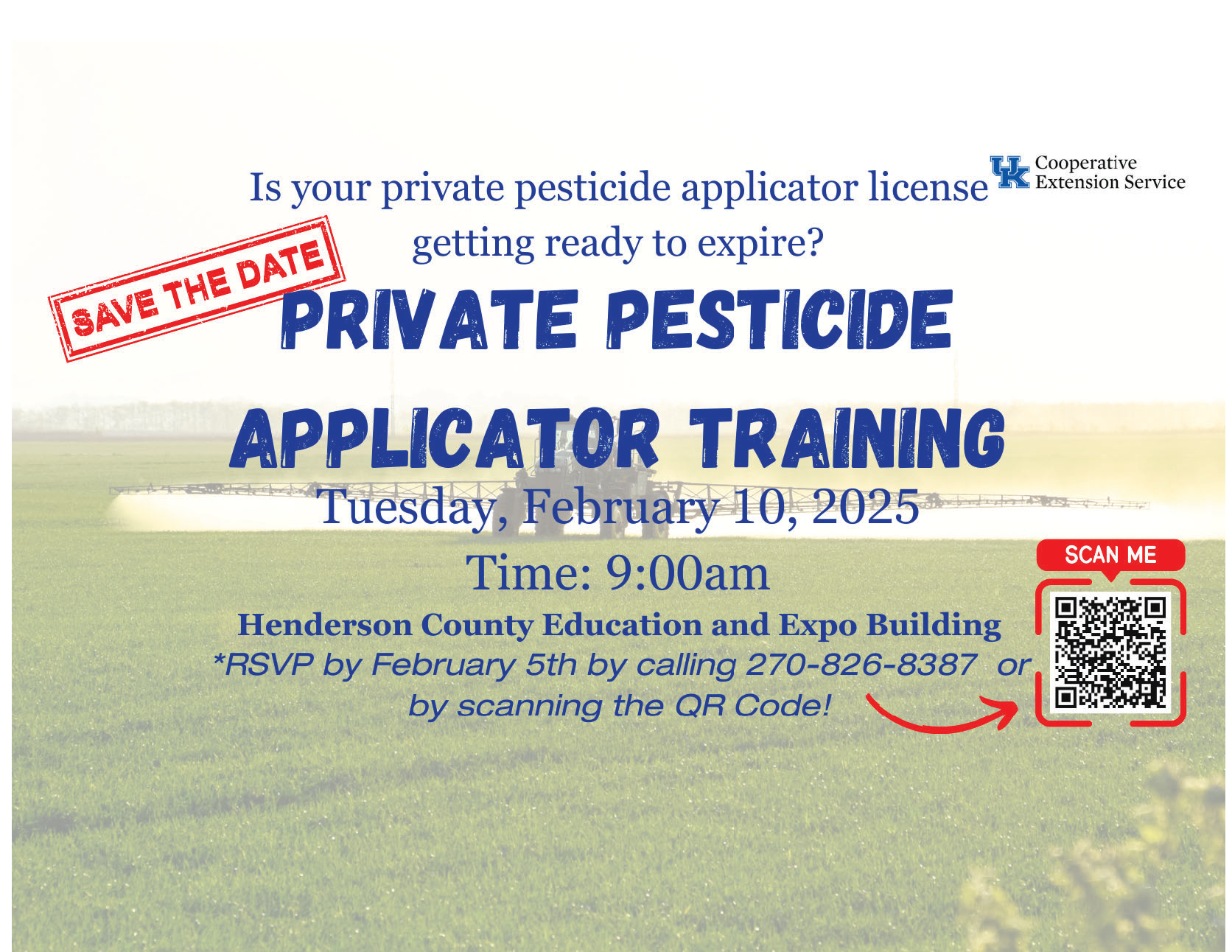 Private Pesticide Applicator Training