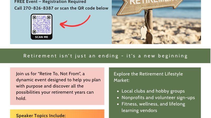 Retire To, Not From