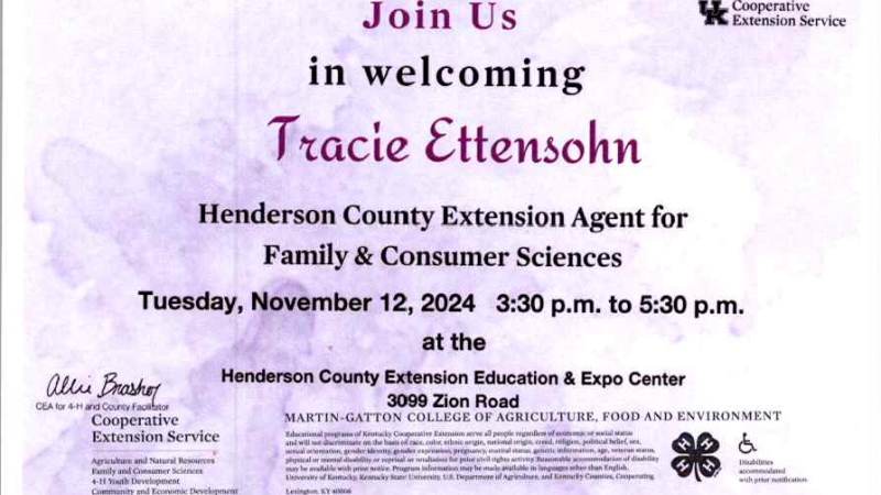 You are invited to Tracie Ettensohn's Reception